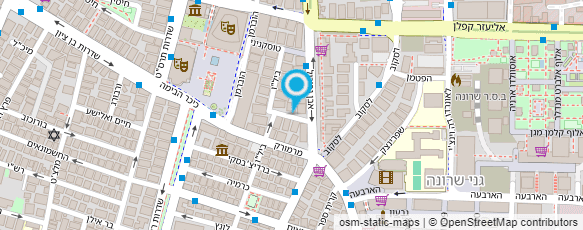 מפת הגעה אל רייצ'ל-The Yoga Space