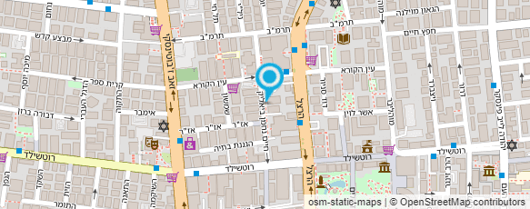 מפת הגעה אל עו"ד ורו"ח קובי יעקב