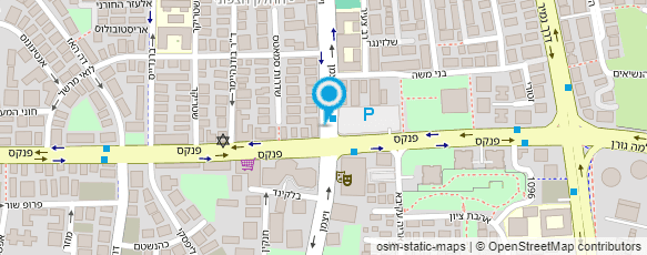 מפת הגעה אל מרכז בריאות ע.ש.ר - ד"ר פייגנבאום