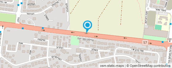 מפת הגעה אל מקדונלד'ס