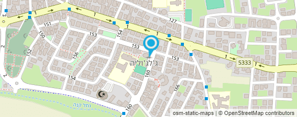 מפת הגעה אל דואר ישראל