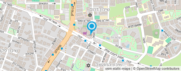 מפת הגעה אל דואר ישראל