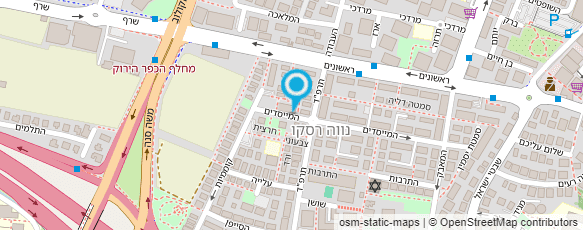 מפת הגעה אל נינה ברקן עיצוב פנים