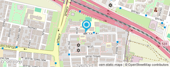 מפת הגעה אל גינון רואים ירוק