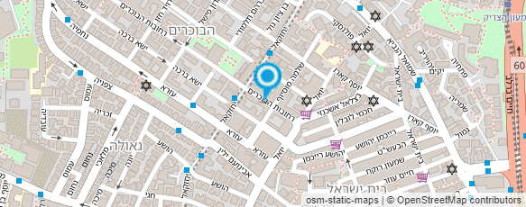 מפת הגעה אל דואר ישראל