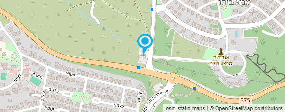 מפת הגעה אל דואר ישראל