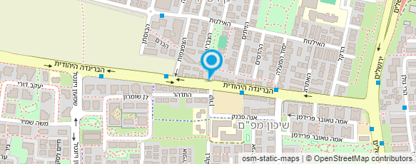 מפת הגעה אל עו"ד רוזנברג ריקי