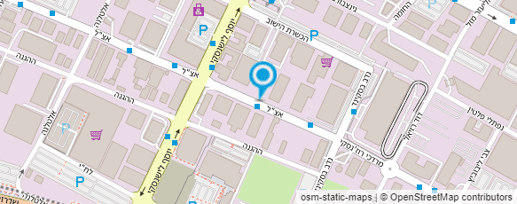 מפת הגעה אל מרכז שירות תכלת מאזדה פורד