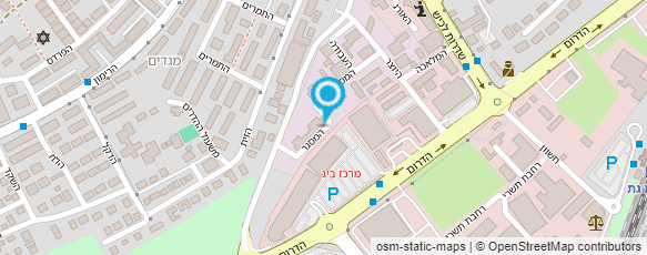 מפת הגעה אל דפוס הקריה מפת הגעה אל דפוס הקריה