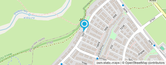 מפת הגעה אל צימר תות