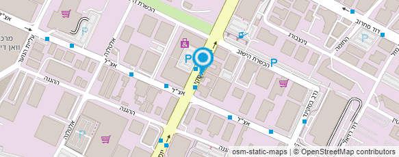 מפת הגעה אל עוזיאל פרקטים ושטיחים