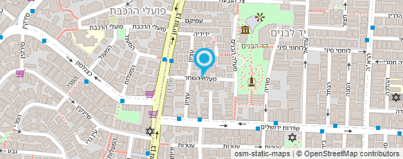 מפת הגעה אל ענבר ליכטמן עיני-תטא הילינג