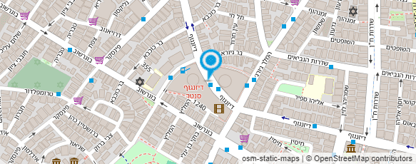 מפת הגעה אל דר יעל פסיכולוגית ופסיכותרפיסטית