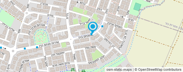 מפת הגעה אל שלי רוזנשטט - פיזיותרפיסטית