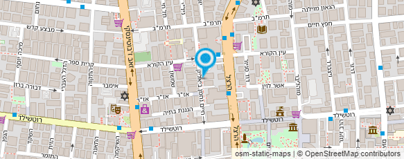 מפת הגעה אל המרכז האורטופדי לבריאות כף הרגל