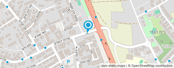 מפת הגעה אל שניצל אקספרס