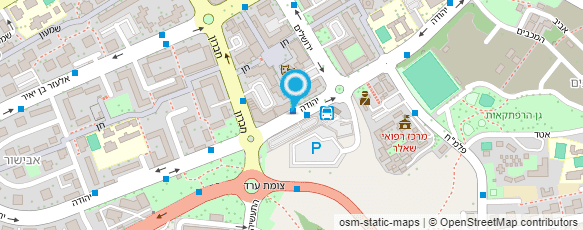 מפת הגעה אל תחנה מרכזית ערד-אגד