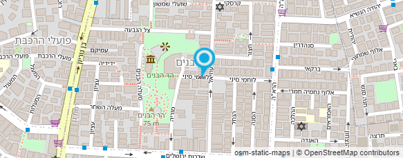 מפת הגעה אל אוולין איפור ושיער