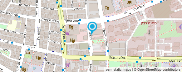 מפת הגעה אל לילך קפלן היחידה לדרמוקוסמטיקה