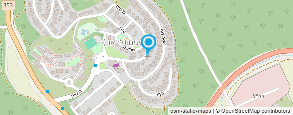 מפת הגעה אל אביבה תחת הגפן-אוכל ביתי