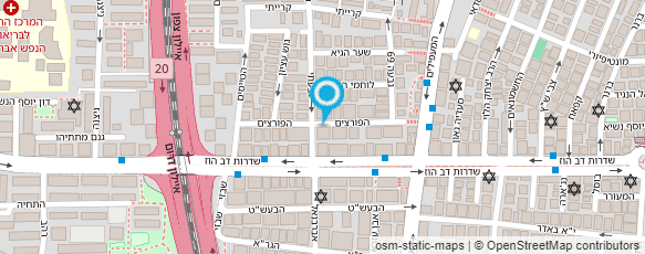 מפת הגעה אל י.א. אינסטלציה ואחזקות