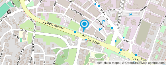 מפת הגעה אל מ.פורוורד - שירותי רכב