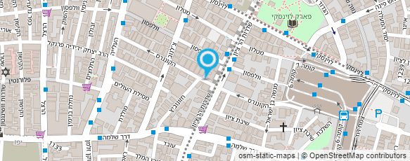 מפת הגעה אל קווים תחבורה ציבורית