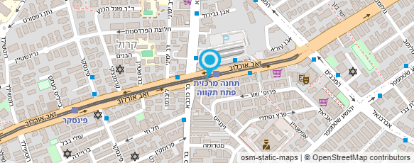 מפת הגעה אל תחנה מרכזית אפיקים