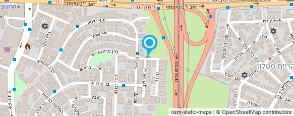 מפת הגעה אל ברכת הסת"ם