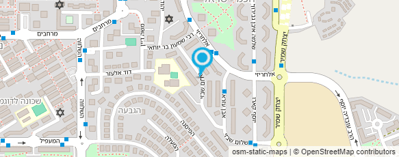 מפת הגעה אל נעמה גולדשטיין איפור