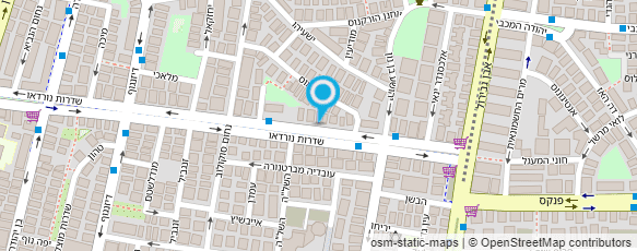 מפת הגעה אל מספרה על הגג מפת הגעה אל מספרה על הגג