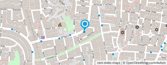 מפת הגעה אל פיצה ירושלים מפת הגעה אל פיצה ירושלים