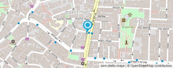 מפת הגעה אל דנה ברלינר מאפרת