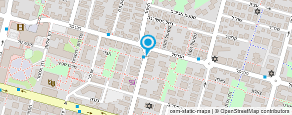 מפת הגעה אל עדנה-מכון יופי