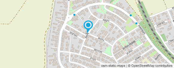 מפת הגעה אל סטודיו ניצן כספי מקובר