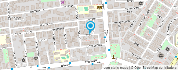 מפת הגעה אל ניצן לזרוב רואה חשבון