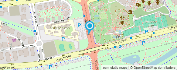 מפת הגעה אל אגודת הסטודנטים סמינר הקיבוצים