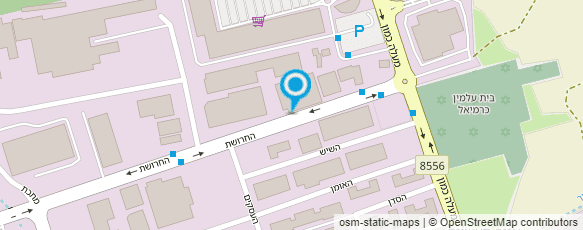 מפת הגעה אל כתר פלסטיק - חנות המפעל