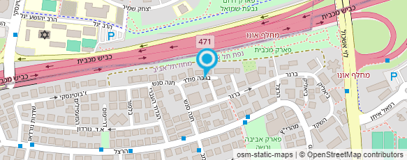 מפת הגעה אל Hamutal makeup art & hair