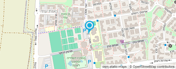 מפת הגעה אל קריית הספורט והנופש