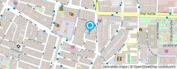 מפת הגעה אל המזנון