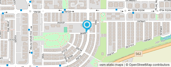 מפת הגעה אל מרכז חב"ד "תהילת ה"