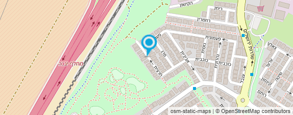 מפת הגעה אל פלג מצדה חוגי יוגה