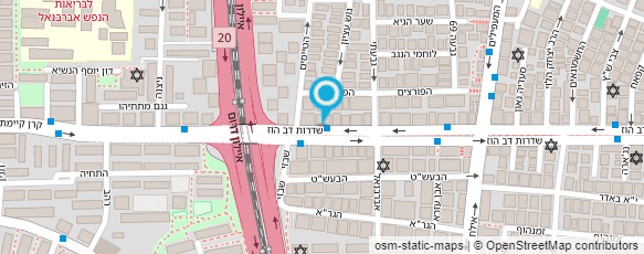 מפת הגעה אל סטודיו G.T