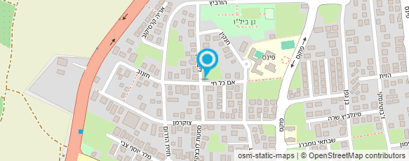 מפת הגעה אל חיים סוכן לביטוח