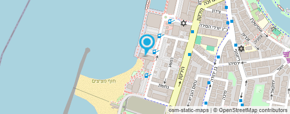 מפת הגעה אל החצר הנשית בנמל