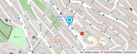 מפת הגעה אל ד"ר דובגניוק ילנה מפת הגעה אל ד"ר דובגניוק ילנה