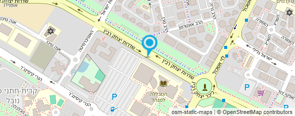 מפת הגעה אל המכון ללימודי המשך-המכללה למנהל-אקדמי