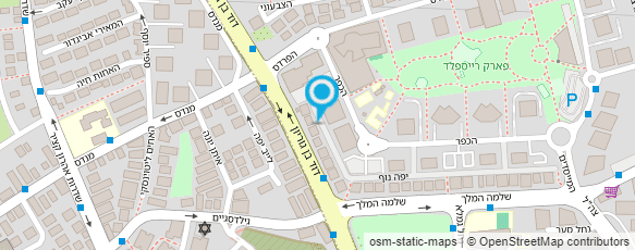 מפת הגעה אל רבקה גינזבורג מטפלת בפסיכודרמה