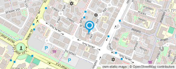 מפת הגעה אל מוניות איתן ס. בלו סקאי